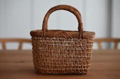 中川原信一 あけび籠 カゴバッグ - メルカリ