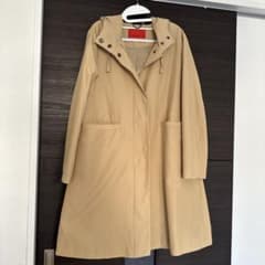 値下げMAX&Co. ベージュフード付きスプリングコート 36 美品 - メルカリ