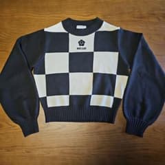 MARY QUANT × LILY BROWN チェック柄ニットセーターのサムネイル
