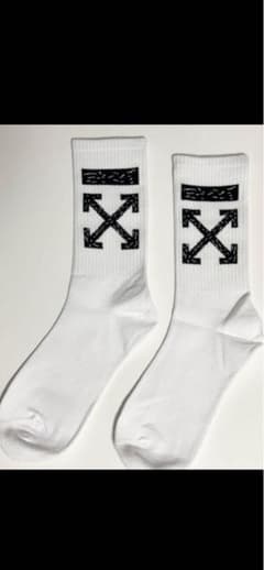 Off-White（オフホワイト） アローモチーフ　ホワイトソックスのサムネイル