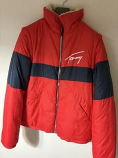 Tommy Jeans ダウンジャケット レッド/ネイビーのサムネイル