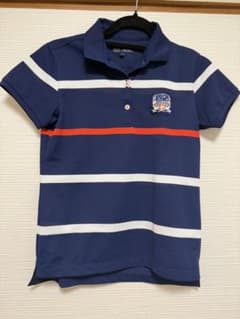 23区GOLF レディース ゴルフシャツ ネイビー サイズ1のサムネイル