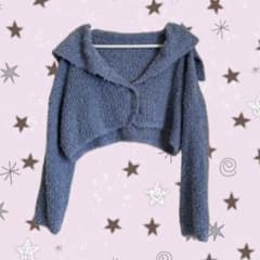 ブルークロップドニットのサムネイル