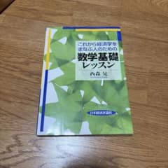 これから経済学をまなぶ人のための数学基礎レッスンのサムネイル