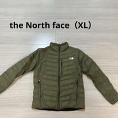 the North Face XL ダウンジャケット オリーブグリーン - メルカリ