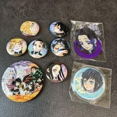 鬼滅の刃 缶バッジ アクリルスタンド グッズセットのサムネイル