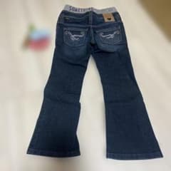 SOMETHING ダークブルー フレアパンツのサムネイル