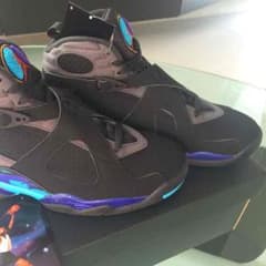 27.5cm AIR JORDAN 8 RETRO "AQUQ" 新品未使用のサムネイル