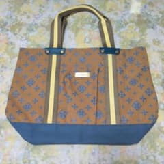 ラシットコットン×アイビーテープトートバッグ美品