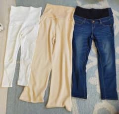 マタニティ　パンツ　デニム　セットのサムネイル