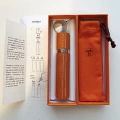 エルメス　アトマイザー エルメス アトマイザー レフィラブル オレンジ/シルバー金具