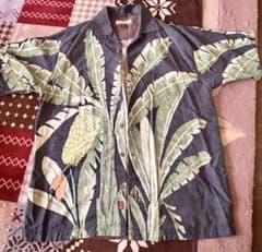 Tommy Bahama アロハシャツ S 100%シルク 植物柄のサムネイル