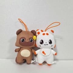 二尾の小狐てｎこ わくわくおでかけ ぬいぐるみ てんこ ぽんきち