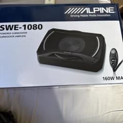 ALPINE SWE-1080 パワードサブウーファー 本体のサムネイル