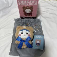 ちいかわ Kiramekko Teddy Bear ハチワレ