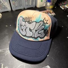一点物　ハンドペイント　メッシュキャップのサムネイル