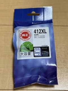 Brother 純正 インクカートリッジ LC412XLBK ブラックのサムネイル