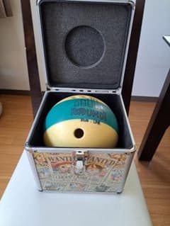 ROUND1 ブルーライン ボウリングボール ケース付き - メルカリ