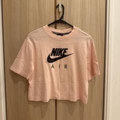NIKE AIR クロップド丈 半袖Tシャツ ピンクのサムネイル