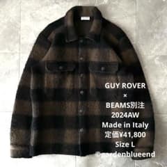 GUY ROVER × BEAMS 24AW ブロックチェック シャツブルゾン GUY ROVER × BEAMS 24AW ブロックチェック シャツブルゾン