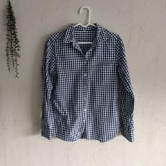 無印良品　ギンガムチェック　シャツのサムネイル