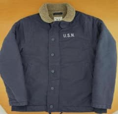 良品 WAIPER ワイパー N-1 デッキジャケット 40 ネイビー - メルカリ
