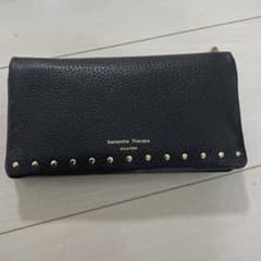 Samantha Thavasa 長財布 ブラック スタッズのサムネイル
