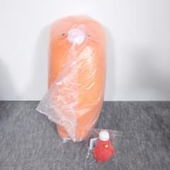 2点セット　魚肉ソーセージくん超BIGぬいぐるみ　おともだちマスコット