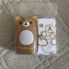 리락쿠마 수건과 용기 세트