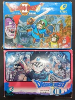貴重！ファミコン ドラゴンクエストII ドラゴンクエストIII 2本セット