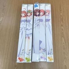 나카부쿠로 미개봉 이치 반 쿠지 오등분의 신부 너와의 만남 등신 대 걸식 아트 포스터 5 점
