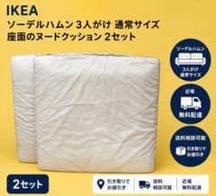 IKEA SÖDERHAMN ソーデルハムン 座面ヌードクッション 2個セット