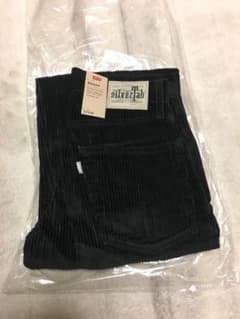 Levi's SILVER TAB コーデュロイ バギーパンツ BLACK 27のサムネイル