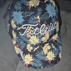 Titleist 골프 캡 보타니컬 무늬 모자 클립 & 마커 첨부