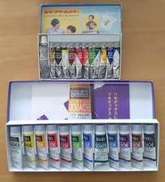 アクリルカラー リキテックス＆ギターのサムネイル