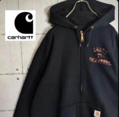 carhartt フルジップパーカー 黒のサムネイル