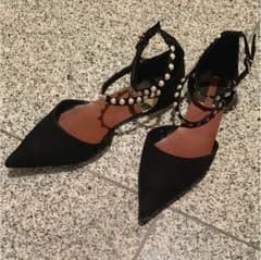パールストラップ フラットパンプスのサムネイル