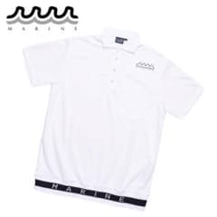 完売品/定価2.5万】muta MARINE ヘムリブ ポロシャツ ホワイト - メルカリ
