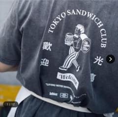FILTER017 TOKYOSANDWICHCLUBシリーズウェルカムTシャツのサムネイル