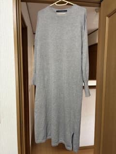 YECCA VECCA グレー ニットワンピース フリーサイズのサムネイル