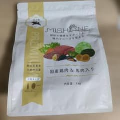 MISHONE ドッグフード 1kg 国産鶏肉＆馬肉入りのサムネイル
