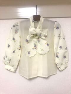 Children's clothing, floral blouse, antique, vintage, France