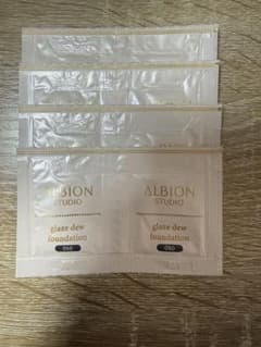 ALBION glaze dew foundation 050 サンプル×8のサムネイル