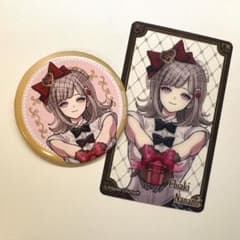 ダンガンロンパ 七海千秋 缶バッジ クリアカード セット まねきねこ