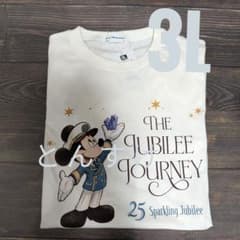新発売】半袖 Tシャツ☆3L☆テーマポートグッズ 25周年 ディズニーシー