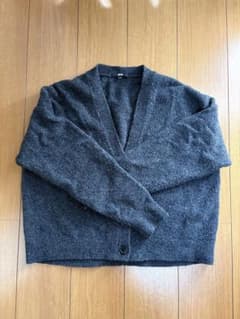 スフレヤーンVネックカーディガン ユニクロ UNIQLOのサムネイル