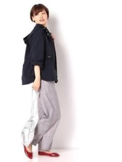 ジーユー☆マウンテンパーカー☆Ｌサイズ☆ネイビーのサムネイル