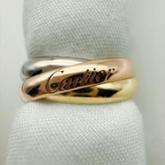 磨き済　Cartier カルティエ トリニティ 現行デザイン SM リング 47
