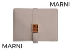 MARNIマルニ 新品レザー二つ折り財布伊製 79200円 - メルカリ