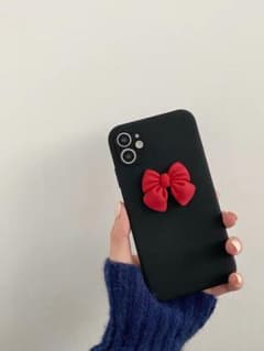 iPhone 12proケース　かわいい　韓国　人気　リボン　iPhoneカバーのサムネイル